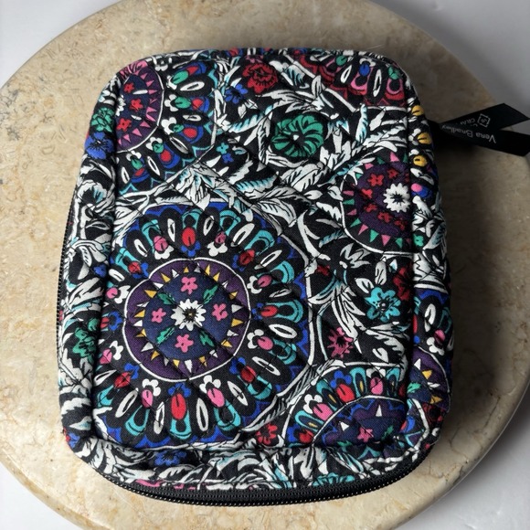 Vera Bradley Zip Around Jewelry Folio Stained Glass Medallion EUC VB - Picture 5 of 10